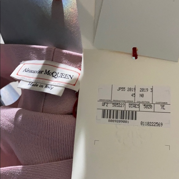 ALEXANDER MCQUEEN off the shoulder pleated dress - Picture 8 of 8